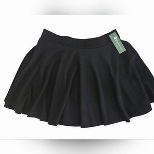 Urban Coco Black Skater Skirt XXL Flared Mini Stretch Womens